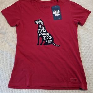 Life is Good crusher tee